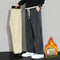 Pantalones Casuales de Cachemira para Hombre - Corte Recto y Pierna Ancha