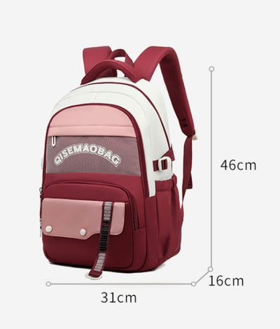 Mochila de Viaje Casual con Contraste de Colores - Image 11