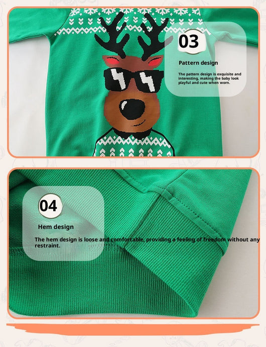 Sudadera Navideña para Niños - Manga Larga Otoño - Image 8