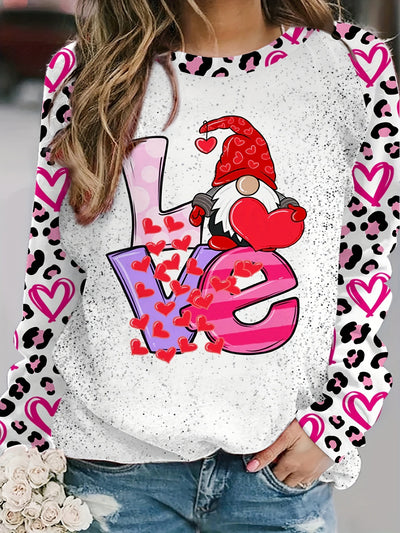 Playera Navideña Estampada Talla Grande para Mujer, Manga Larga - Image 12
