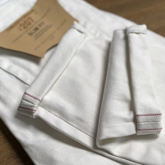 Pantalones Vaqueros Blancos Rectos para Hombre - Casual Moderno - Image 12