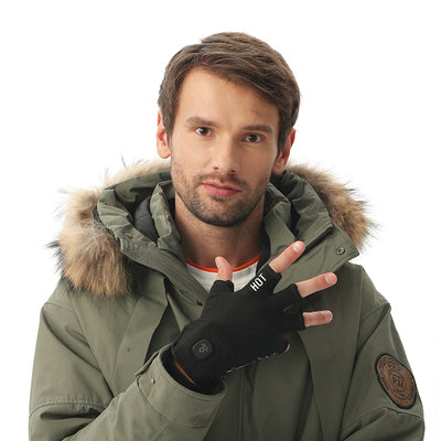 Guantes Calefactores con Carga USB - Dedos Libres - Image 14