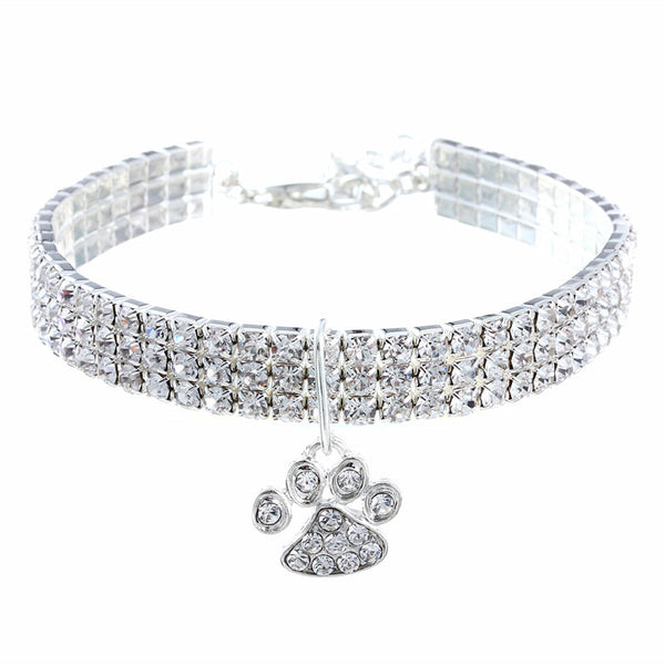 Collar de Diamantes Multicolor para Perros y Gatos - Collar Elástico Ornamental - Image 5