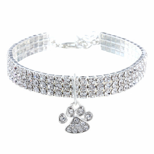 Collar de Diamantes Multicolor para Perros y Gatos - Collar Elástico Ornamental - Image 5