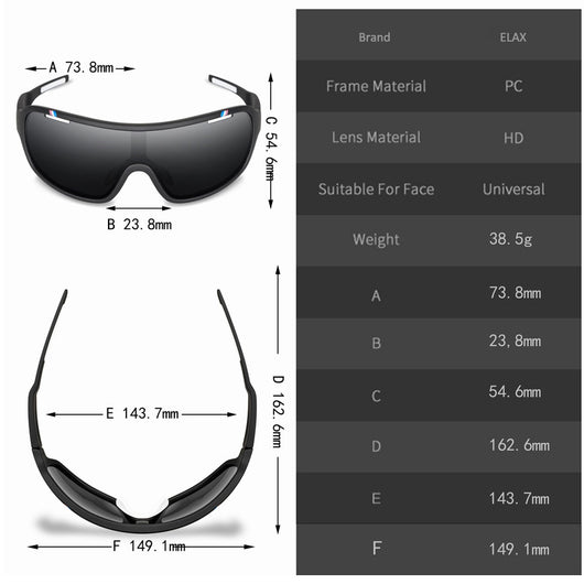Gafas Deportivas Ciclismo con Lentes Polarizadas Fotocromáticas - Image 10