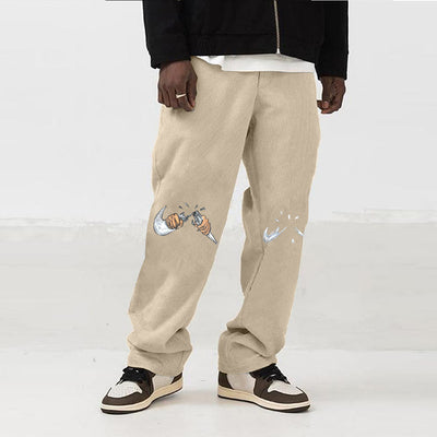 Pantalones Casuales Estampados Sueltos - Diseño Moderno y Divertido - Image 6