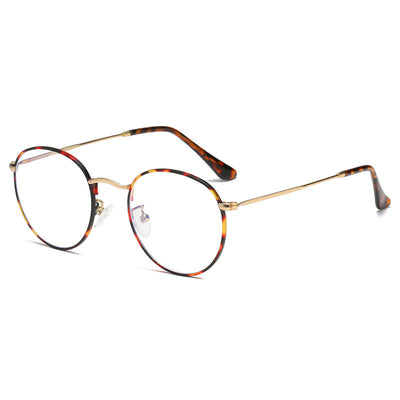 Gafas Retro Coreanas de Marco Pequeño con Espejo Plano y Metal - Image 9
