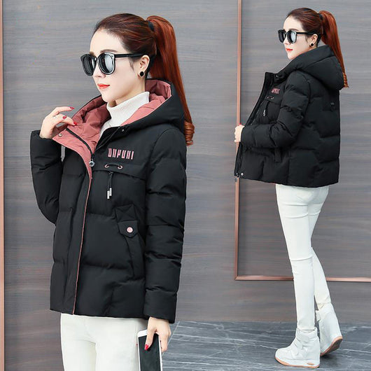 Abrigo de Plumón y Algodón para Invierno - Chaqueta Suelta y Cálida para Mujer - Image 7