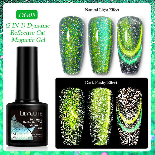 Esmalte Gel Efecto Diamante Cat Eye - Serie Brillo Cautivador - Image 12