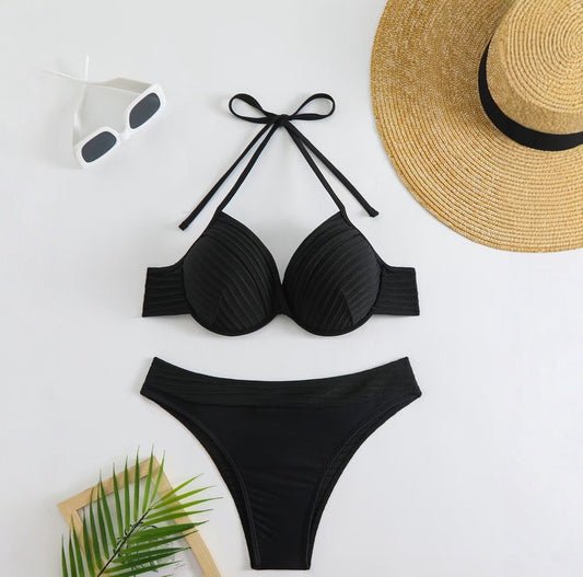 Bikini Casual Multicolor de Talle Alto para Mujer - Image 2