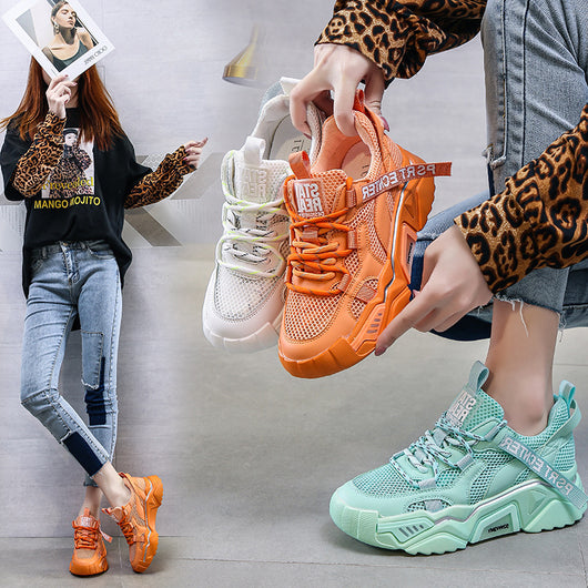Zapatos Casuales de Plataforma con Malla para Verano Mujer - Image 13