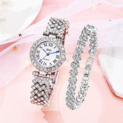 Reloj de Mujer Diamantes Escala Romana Elegancia Clásica - Image 13