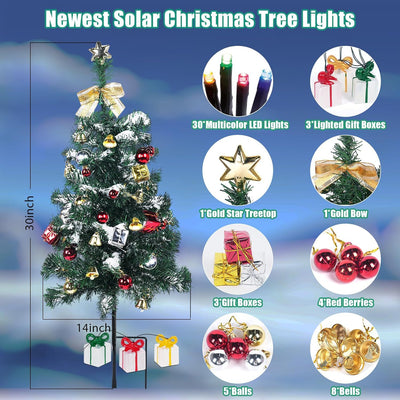 Árbol de Navidad LED Solar - Luces Decorativas Ecológicas - Image 3