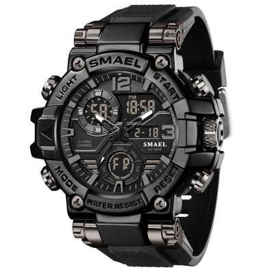 Reloj Deportivo Multifunción Dual Display en Aleación Multicolor - Image 6