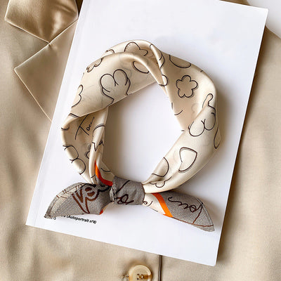 Pañuelo de Seda para Mujer - Accesorio de Moda Versátil - Image 46