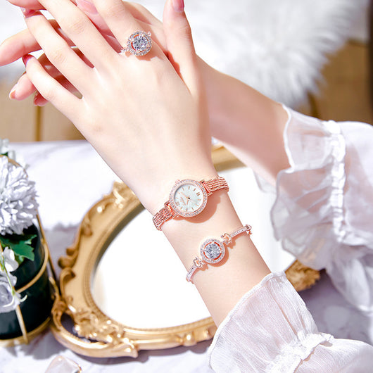 Reloj de Moda para Mujer Cuarzo con Estuche de Regalo