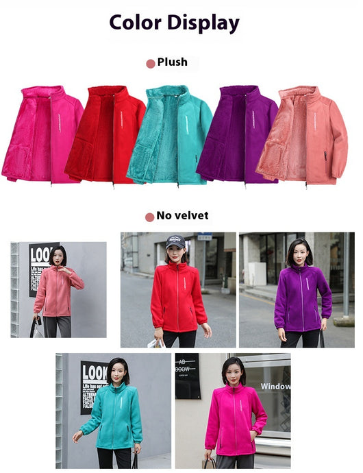 Chaqueta Polar para Mujer - Abrigo Deportivo y Casual Versátil - Image 29