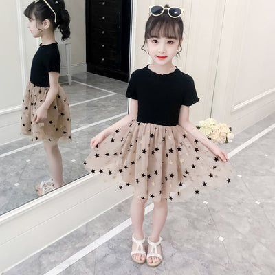 Vestido Princesa Niña Estilo Occidental Tul Esponjoso Tendencia Viral - Image 5