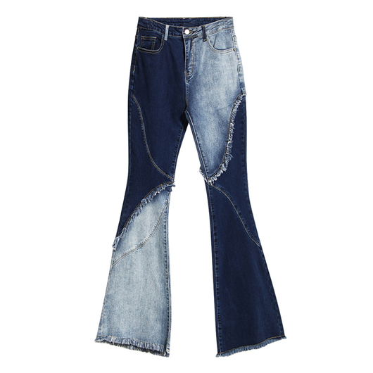 Jeans Geométricos de Cintura Alta con Efecto Reductor - Image 7