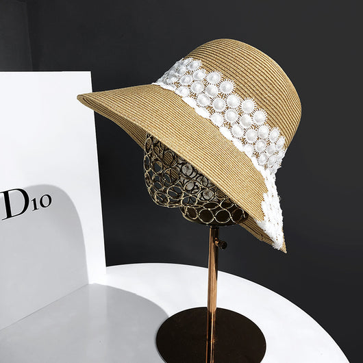 Sombrero Pescador Plegable con Protección UV y Encaje Solar - Image 4