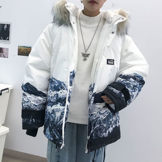 Abrigo de Invierno para Hombre con Capucha y Algodón Grueso - Image 10