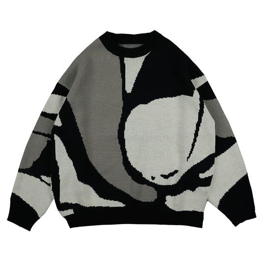 Suéter Holgado Cuello Redondo Tejido para Hombre y Mujer
