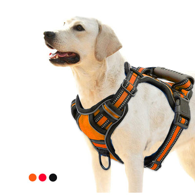 Arnés Anti-Jalón Reflectante Transpirable para Perros