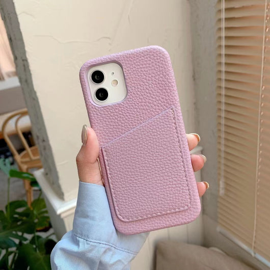 Funda para Teléfono con Ranura para Tarjetas y Textura Piel de Cocodrilo - Image 4