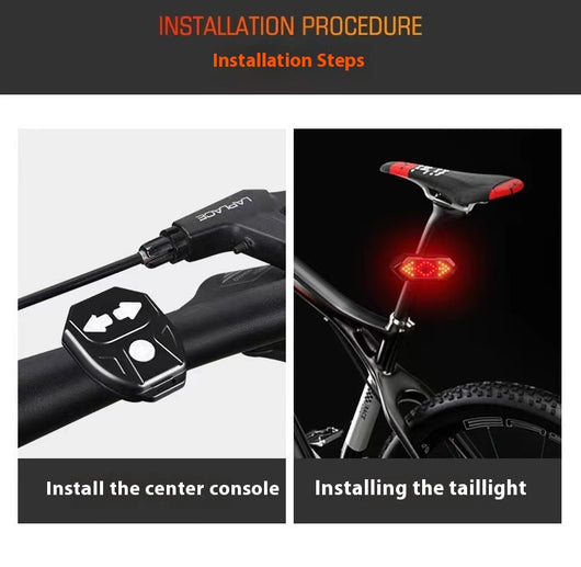 Luz de Giro para Bicicleta con Carga USB y Bocina - Image 10
