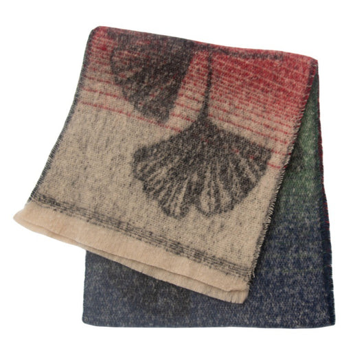 Bufanda Estilo Europeo Jacquard Hoja de Ginkgo - Image 28