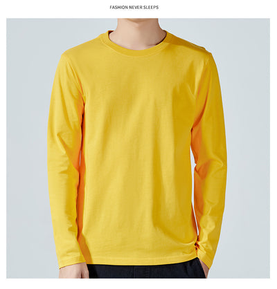 Camiseta Manga Larga Básica de Algodón para Hombre - Image 12