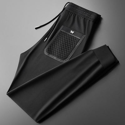 Pantalones Deportivos Casual de Lujo con Bordado de Marca y Tobillo Ajustable - Image 4