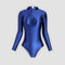 Azul Cremallera Trasera S
