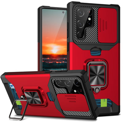 Funda Protectora con Ranura para Tarjeta y Ventana Deslizable - Image 7