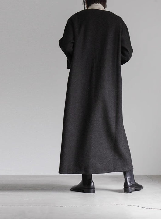 Abrigo Holgado de Lana para Mujer Otoño e Invierno - Image 15
