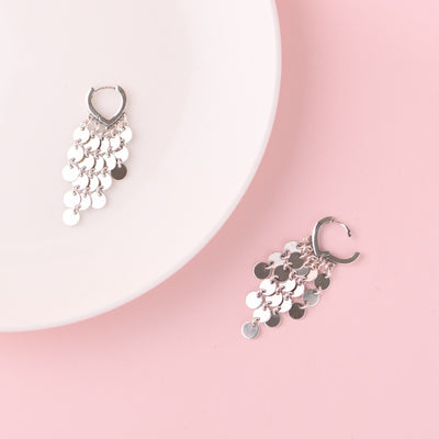 Aretes de Plata con Flecos - Diseño Elegante y Moderno - Image 11