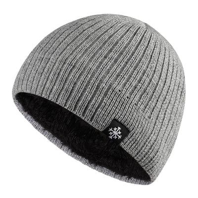Gorro de Lana para Hombre con Etiqueta Copo de Nieve - Abrigo Reforzado para Exterior - Image 4