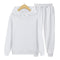 Sudadera con Capucha y Puños Acanalados para Hombre - Conjunto Deportivo de Color Liso