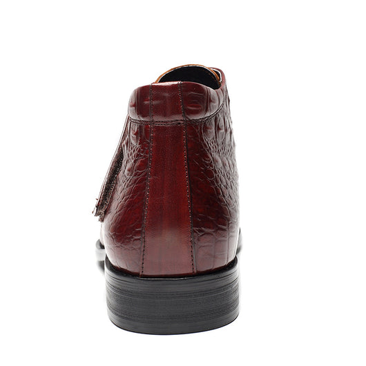 Botas Cortas de Negocios Clásicas para Hombre - Diseño Liso y Elegante - Image 12