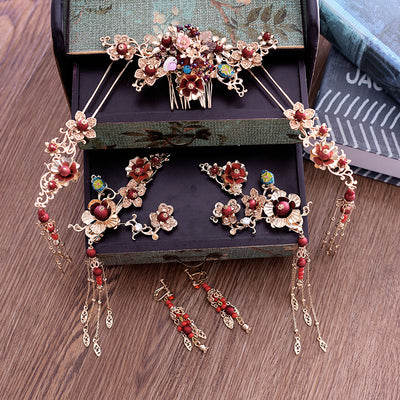 Tocado Nupcial Elegante Estilo Antiguo para Bodas - Image 5