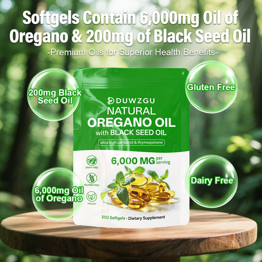 Aceite de Orégano 180 Cápsulas Blandas - Suplemento Natural Premium