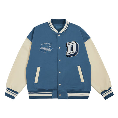 Chaqueta Retro de Béisbol Unisex con Bordado de Letras - Image 10