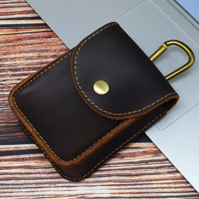 Estuche Plegable para Gafas de Cuero Genuino con Hebilla - Image 9