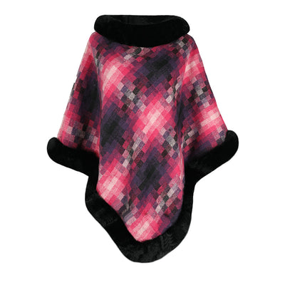 Poncho Térmico Escocés para Mujer - Abrigo Capa de Punto - Image 7