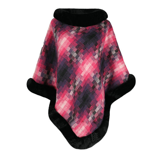 Poncho Térmico Escocés para Mujer - Abrigo Capa de Punto - Image 7