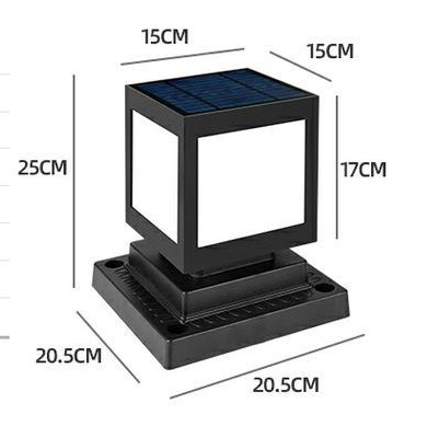 Lámpara Solar de Pared Estilo Europeo para Villa y Patio - Image 14