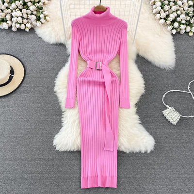 Vestido Ajustado de Punto Elástico Realzador - Image 13