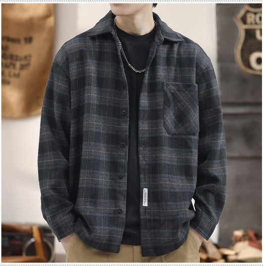Camisa Suéter Holgada de Manga Larga para Otoño e Invierno - Resistente a Manchas - Image 13