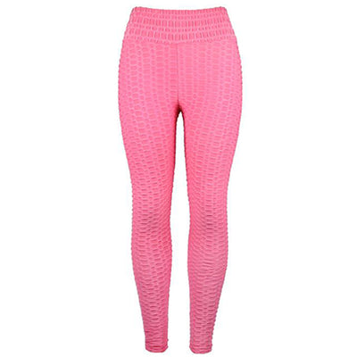 Leggins Deportivos Cintura Alta Push-Up para Mujer - Pantalones Yoga Jacquard - Image 12