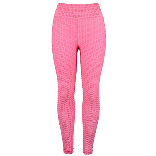 Leggins Deportivos Cintura Alta Push-Up para Mujer - Pantalones Yoga Jacquard - Image 12